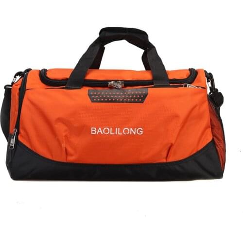 Women Sports Gym Bag Men Waterproof Yoga Fitness Crossbody Bag Outdoor Travel Training Duffle Handbag with Shoes Compartment