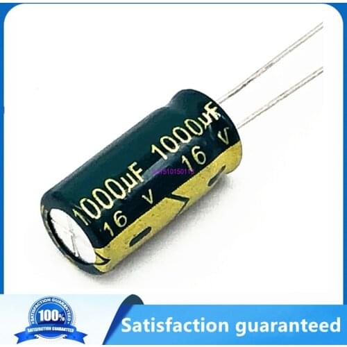 200pcs/lot P92 1000uf16V Low ESR/Impedance high frequency aluminum electrolytic capacitor size 8*16 16V 1000uf 20