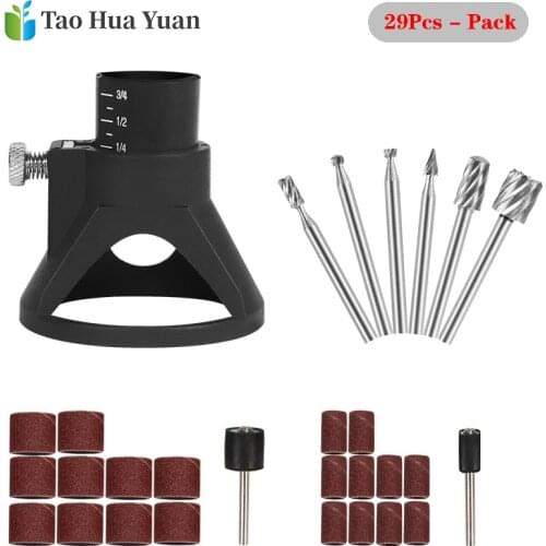 29pcs Electric Grinding Positioner Accessories Locator Drilling Set Dedicated Locator Kit Wood Mill Locator Rotary Tools Set AA