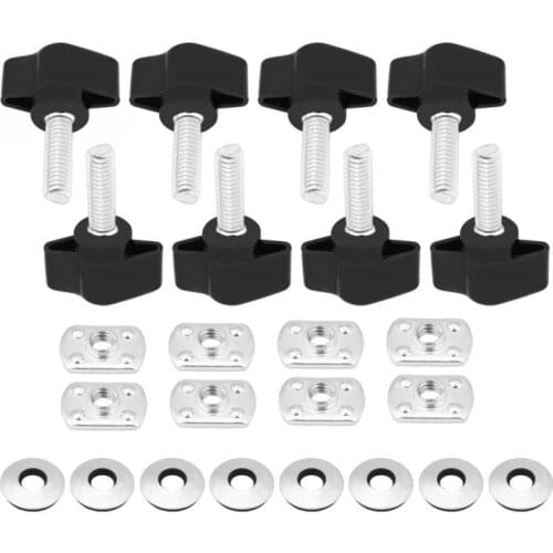 8Pcs Universal Easy On Off Hard Top Fasteners Nuts Bolts for Jeep Wrangler YJ TJ JK Car Accessories New