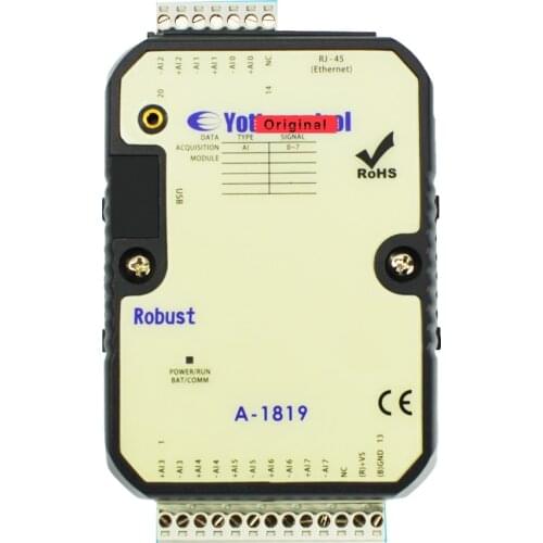 8AI Analog Acquisition Module Ethernet I/O Acquisition Module Remote Transmission Analog to Ethernet