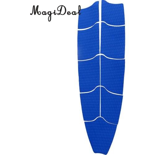 MagiDeal 9 Pcs Premium EVA Anti-Slip Surfboard Full Deck Traction Pad Kitesurf Tail Grips Pad Longboard Surfing Surf Water Sport