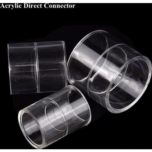 20~32mm Acrylic Direct Connector Garden Watering Water Pipe Straight Joint Irrigation Fittings Aquarium Water Tank Tube Adapter