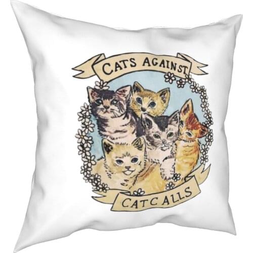 Cat love machine cushion cover cushion cover beautiful decoration cat animal lover cushion box cover house position 40 * 40cm