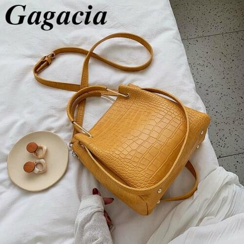 Gagacia PU Leather Crossbody Bags For Women 2021 New Chinese Style Messenger Shoulder Bag Ladies Fashion Luxury Tote Bolso Mujer
