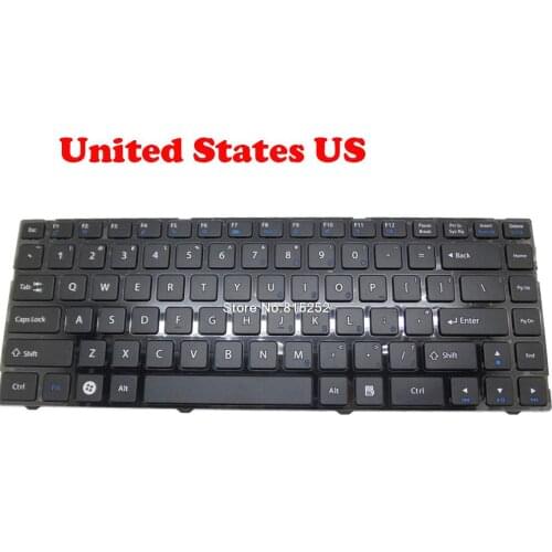 Laptop Keyboard For Pegatron B14Y MP-11P53US-528W 0KN0-A02US52 United States US New With FrameNew With Frame