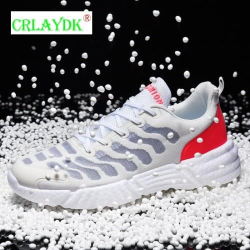 CRLAYDK Mens Outdoor Fashion Sneakers Breathable Running Shoes Casual Sport Comfortable Travel Walking Tennis Hommes Chaussures