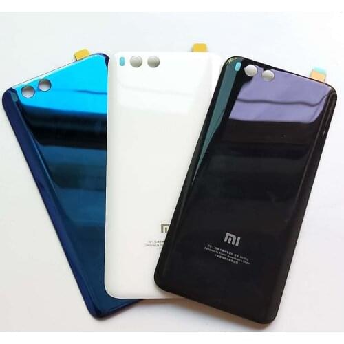 Original Mi 6 Battery Cover 3D Glass Battery Cover For Xiaomi Mi 6 Mi6 M6 Phone Case mi 6 Back Housing Cover Replacement