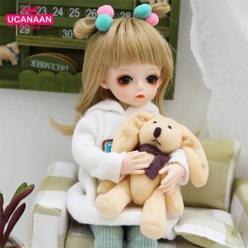 1/6 BJD Doll 30CM SD Dolls Handmade 18 Ball Joints Body With Full Outfits Clothes Wig Shoes Makeup Girls Toys Best Birthday Gift