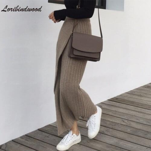 Женские вязаные юбки Loribindwood China At AliExpress