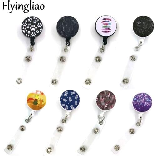 Cute Credit Card Cover Lanyards Bags Retractable Badge Reel Student Nurse Exhibition Enfermera Name Clips Card ID Cards Holder