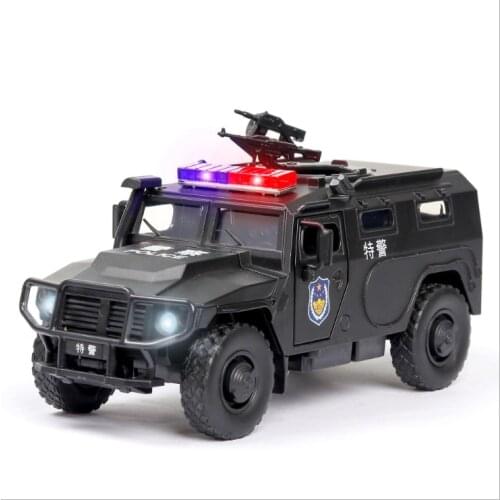 Simulation 1:32 tiger armored vehicle special forces alloy car model ornament combat car childrens birthday gift