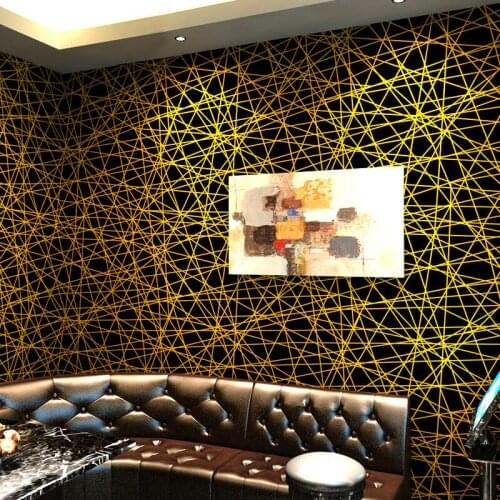 KTV Wallpaper Modern Color Stripes PVC Waterproof Wall Papers Roll Bar Corridor Internet Cafe Background Wall Decor 3 D Tapety