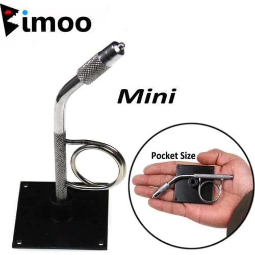 Bimoo Pocket Size Mini Desk Top Fly Vise Suit for Hook Size 14 ~ 20 Travel Outdoor Fishing Practical Fly Tying Tool