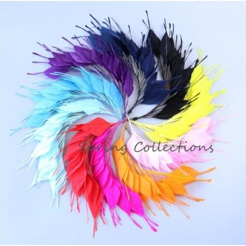 New Style 5pcs/lot Handmade Goose feather DIY hair decoration plumas boa plumes Decorative feathers Crafts