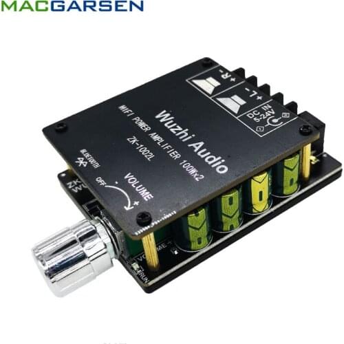 Bluetooth Audio Power Amplifier Board Mini Hifi Amplificador De Potencia Stereo Volume Control 2.0 100W*2 Digital Amp module