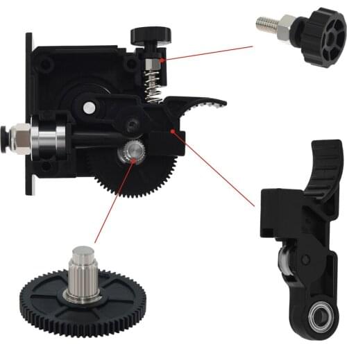 3D Titan Extruder Full Kit with NEMA 17 Stepper Motor for 3D Printer support Direct Drive and Bowden Mounting Bracket Remotely