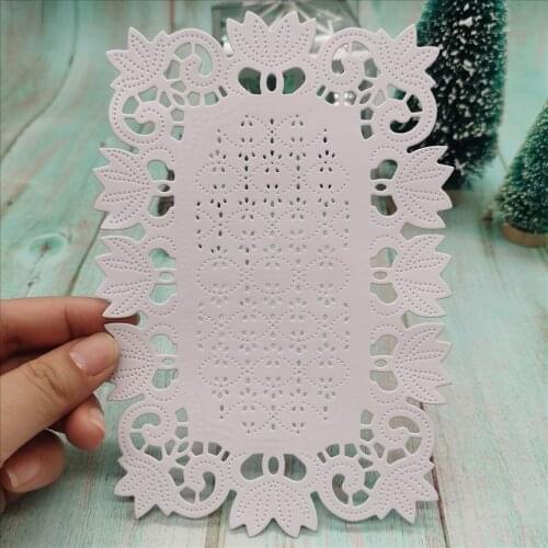 Hollow lace background board Metal Cutting Dies Stencils for DIY Scrapbooking photo Album stamps Decorative Embossing DIY Paper