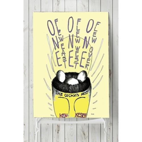 Postermanya One Flew Over the Cuckoos Nest Movie Poster Poster 40x60 cm wall graphics gráficos de parede настенная графика