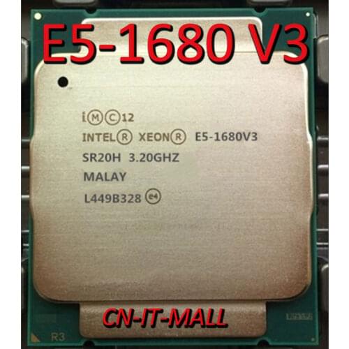 Intel Xeon E5-1680 V3 CPU 3.2GHz 20M 8 Core 16 Threads LGA2011-3 Processor