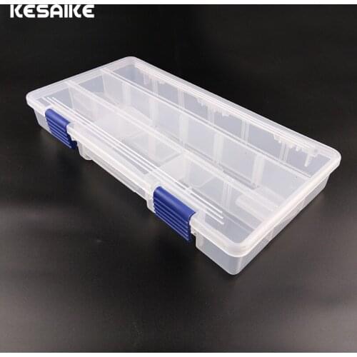 KESAIKE Transparent Insert single-sided Fishing Box Accessories Storage Box Tackle Lures Bait line Boxes Fishing Tackle Pesca