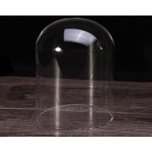 23*30cm Transparent Glass Dome Vase Home Decoration Fashion Cake Cover Friend Gift Wedding Prop