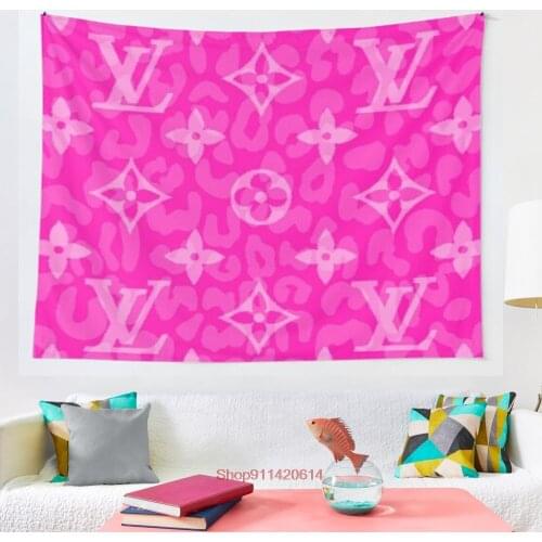 Pink Love tapestry wall decoration Mandala tapestry witchcraft Bohemian Hippie home decoration yoga mat