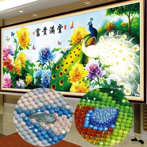 Animal partial Rhinestone Peacock 5D Diamond DIY Full Diamond Painting Special Daimond accessories,Diamond Embroidery,home decor