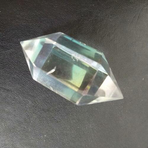 1PCS Natural Clear Quartz Double Terminated Wand Aura Rock Crystal Energy Generator Tower Reiki Healing Crystal Charka Quartz