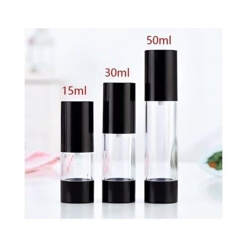10Pcs Portable Empty Airless Pump bottles Mini Portable Vacuum Cosmetic Lotion Treatment Travel bottle For Traveler