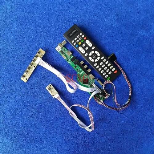 40 Pin LVDS 1366*768 Fit LTN116AT06/LTN116AT07 Screen controller board HDMI-compatible USB AV VGA LCD/LED DIY Kit Signal analog