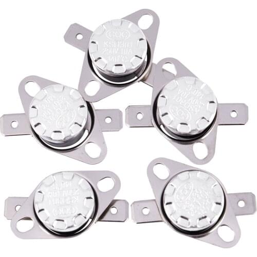 5 x KSD301 Temperature Switch Thermostat 250V 10A 140 Celsius N.C