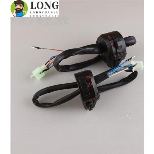 7/8" 22mm Motorcycle ATV Handlebar Left Right Side Control Switch High/Low Beam Light Turn Signal Horn Switch Parts