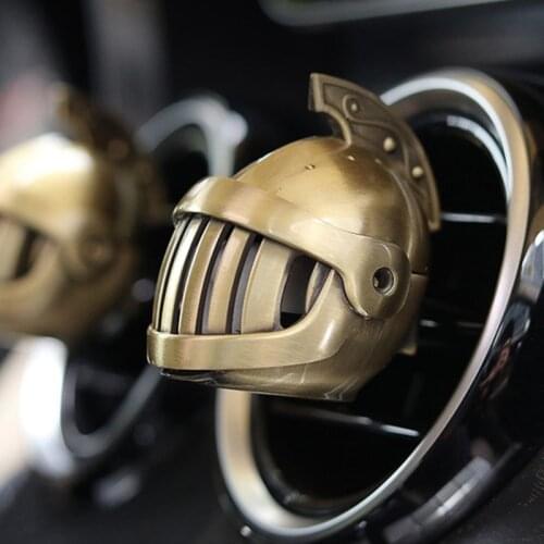 Helmet Car Clip-On Ornament Automotive Fragrance Diffuser Interior Decorations Excellent Gifts for Boy Men Friends