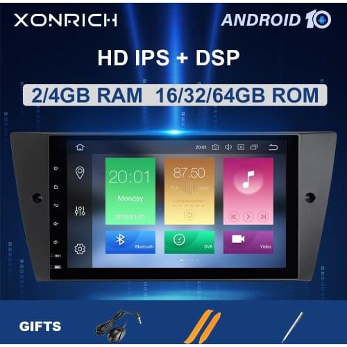 IPS DSP 8 Core 1 Din Android 10 Car Stereo Multimedia Player For BMW E90/E91/E92/E93 Radio Navigation GPS DVD head Unit 4+64GB