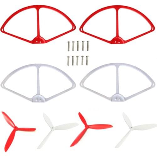 Cheerson CX20 CX-20 CX 20 axis aircraft propeller accessories red and upgrade protective sleeve Set
