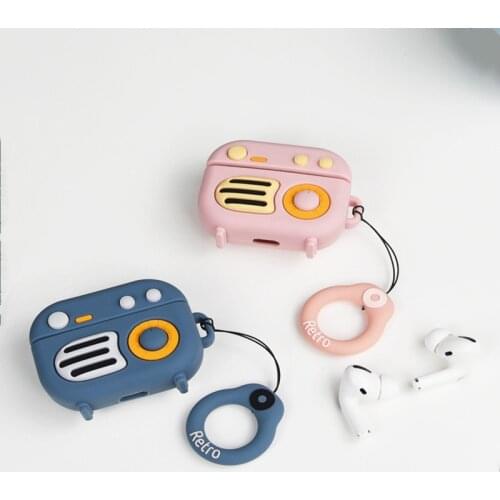 Cases For Apple AirPods Pro Protective Bluetooth Wireless Earphone Cover For Apple AirPods Pro Retro Cute Case