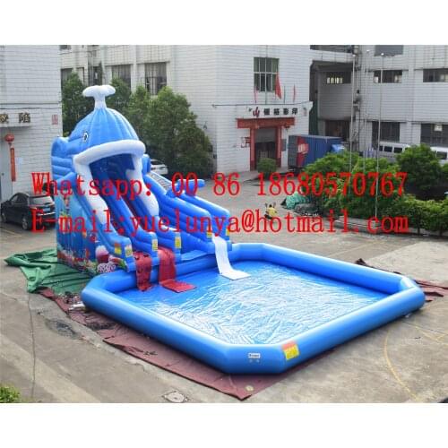 China Guangzhou) inflatable slides,Castle slides Ocean pool slide BYSW-14376