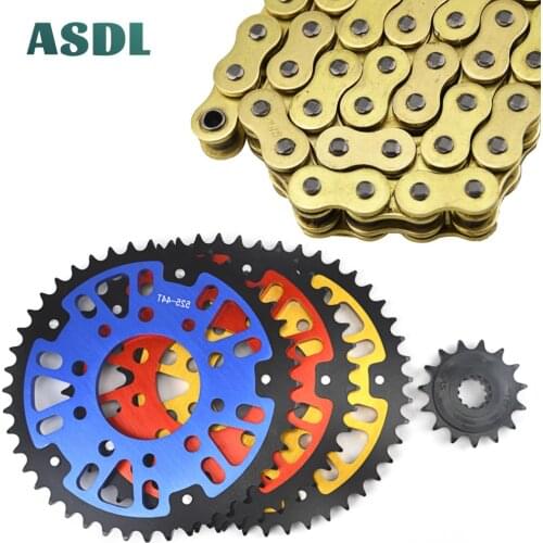 Motorcycle Complete Sets 525 O-Ring Chain Front & Rear Sprocket Kits For HONDA CB400 CB500 CB 1 NC31 NC39 VTEC 14T 44T #c