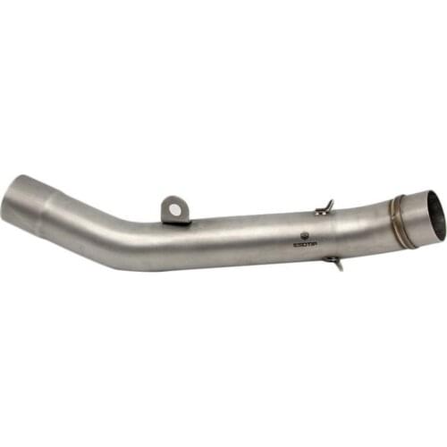 Motorbike Exhaust Middle Link Pipe Slip On Exhaust Adapter Connector 2 Inch for Kawasaki