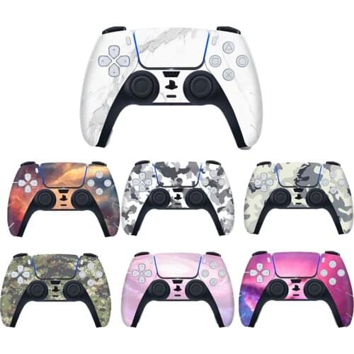 Camouflage Skin Sticker Decal Cover for PlayStation 5 Controllers For PS5 Gamepad Joystick