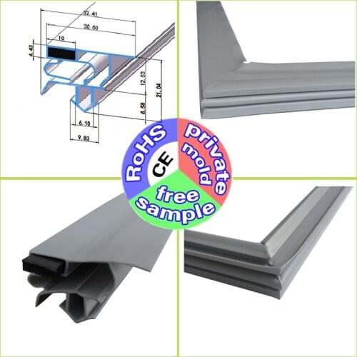 Factory popular sale door seal gasket for freezer and fridge