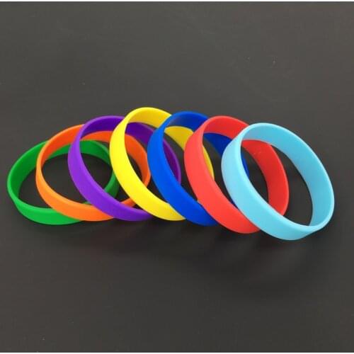 Silicone Wristbands Bracelets Fashion For Birthday Party Game Sports Bar Men Women Adults Children Gift Night Club Running
