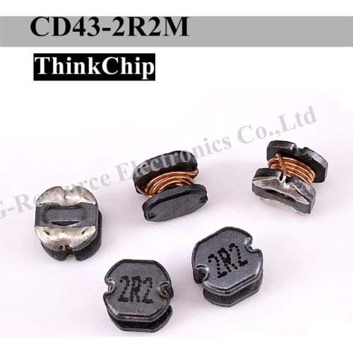50pcs) SMD Power Inductors CD43 Series 2.2uH 3.3uH 4.7uH 6.8uH 10uH 100uH 150UH 220UH 330UH 470UH 680UH 1000UH