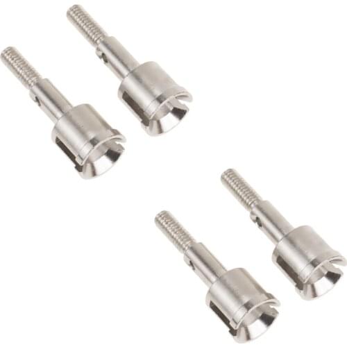 4pcs Steel Metal Wheel Axle 02168 For Redcat Racing HSP Exceed RC 1/10 Model Car Parts 94122 94166
