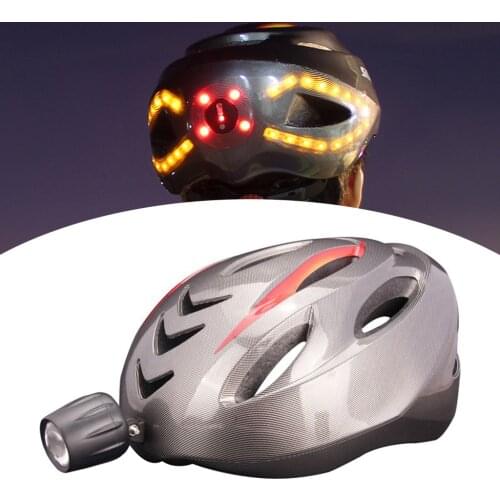 Lightweight Smart Bike Helmet with LED Light, Turning Signal Cycling Helmet for Men & Women, Adjustable Bicycle Helmet with