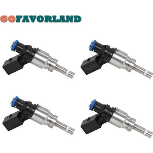 4Pcs Fuel Injector 079906036C For Audi A6 Quattro 2007-2011 A8 Quattro 2007-2010 Q7 2007-2010 For Volkswagen Touareg 2008-2009