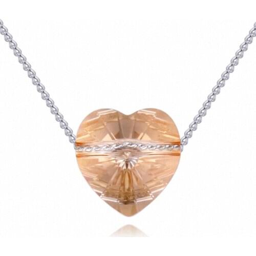 TRACYSWING Fashion Retro Geometric&Crystal Pendant Collar Double chains leather simple choker necklace for women girl TW132389