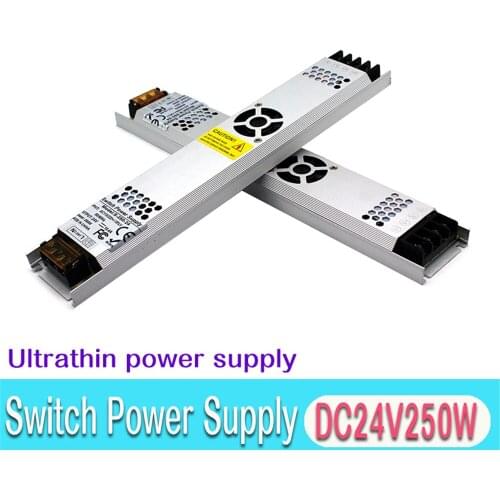 Ultrathin Power Supply DC 24V 100W 120W 150W 200W 250W 300W 350W 400W Driver Transformers AC to DC24V SMPS For Led Box Lighting
