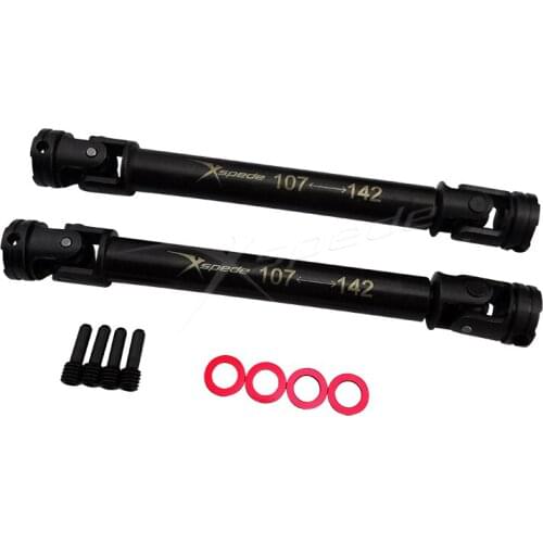 Xspede 107~142mm center transmission shaft CVD drive shaft for Axial SCX10 SCX10-II 90047 HPI Venture Toyota FJ Cruiser